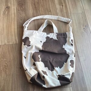 Cow Print Tote Bag